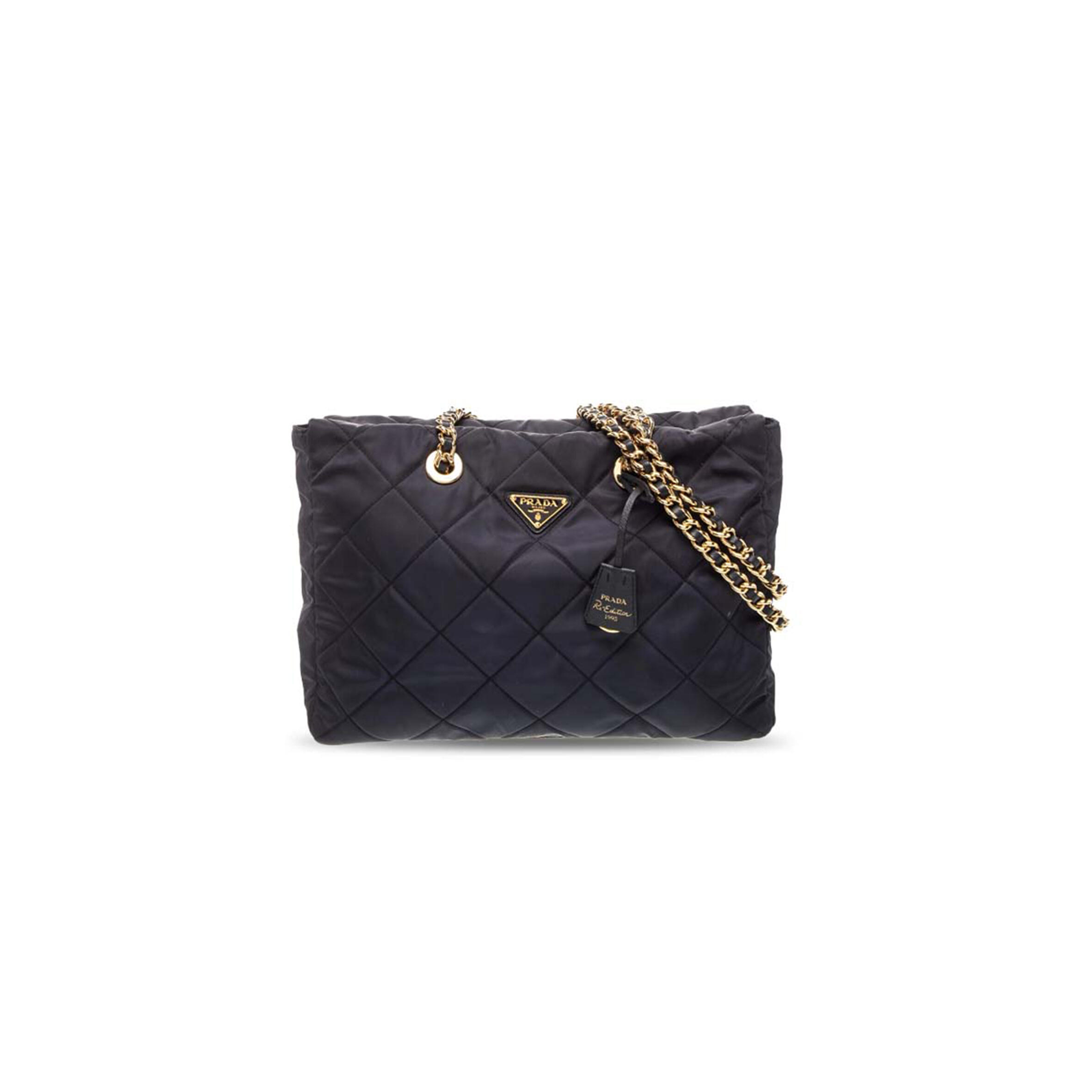PRADA RE-EDITION 1995 CHAÎNE LARGE SHOULDER BAG 1BG467 (35*25*9.5cm)